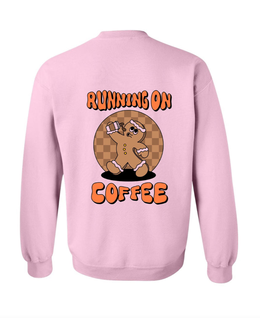 Running on Coffee Crewneck