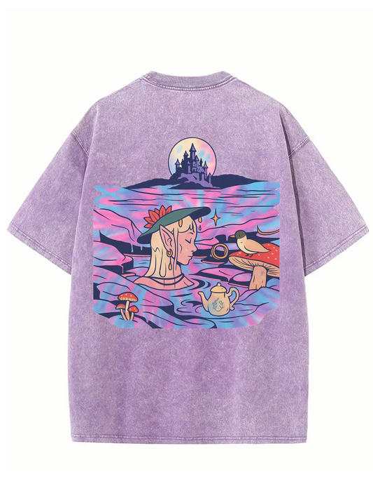 Purple Retro Anime