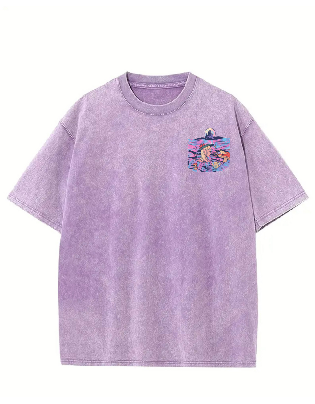 Purple Retro Anime