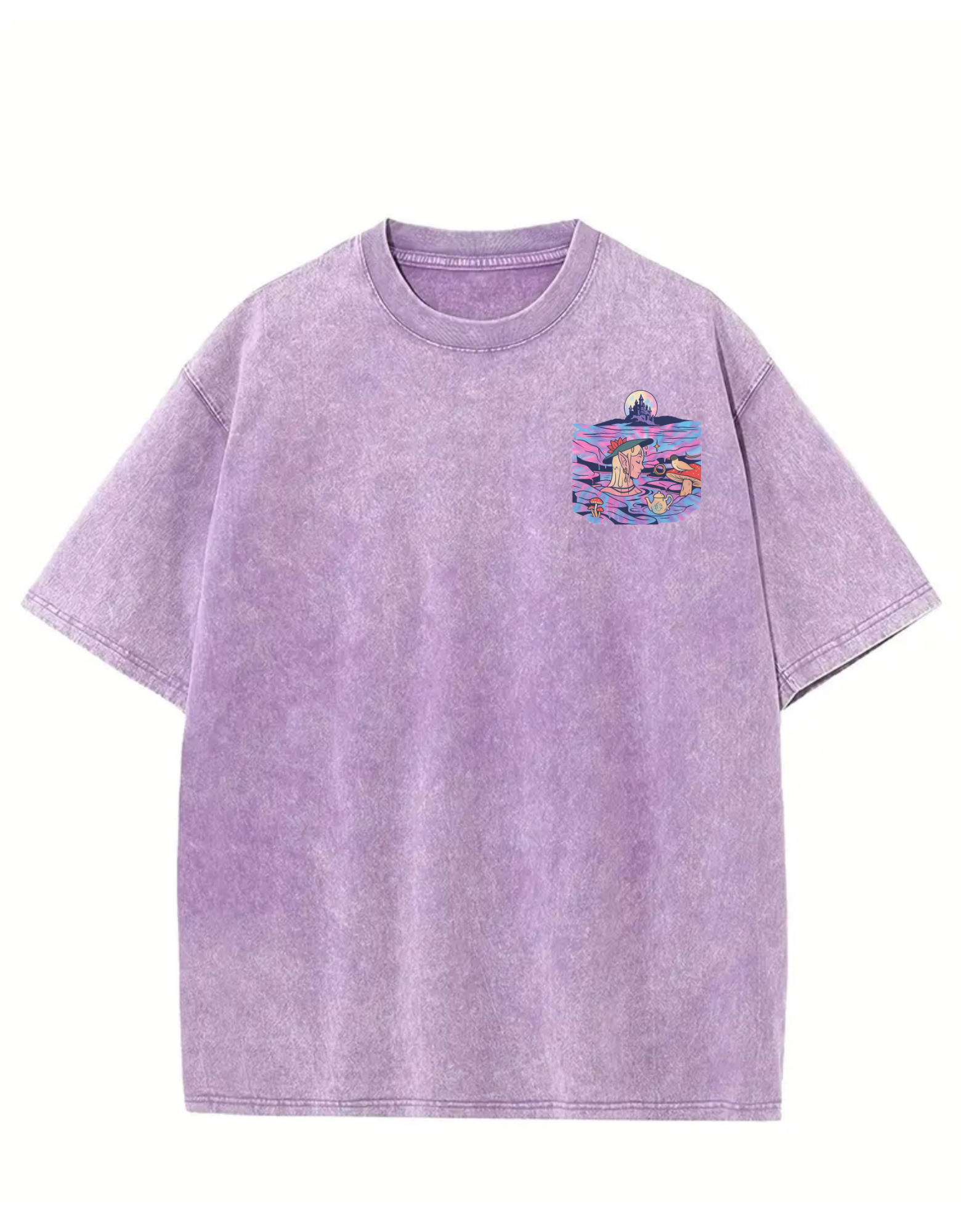 Purple Retro Anime