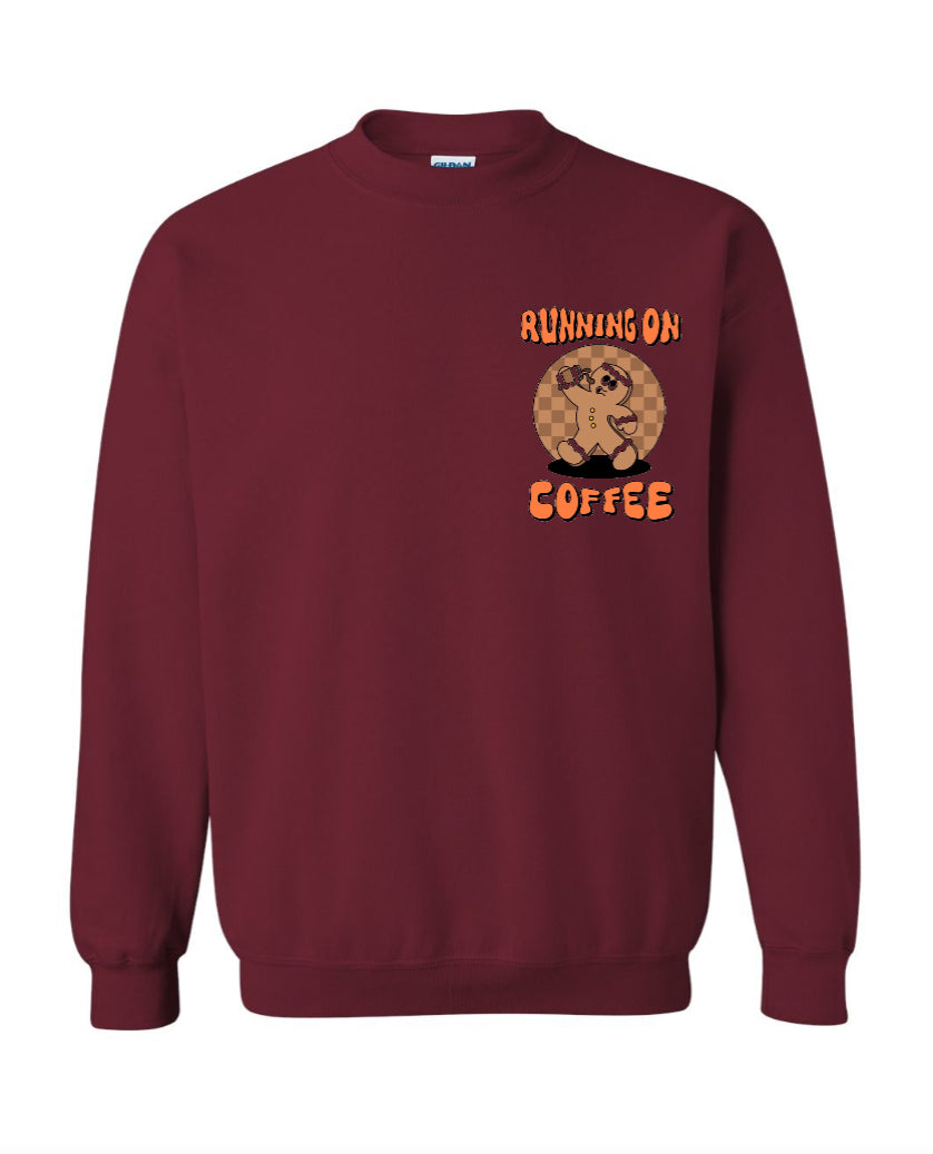 Running on Coffee Crewneck