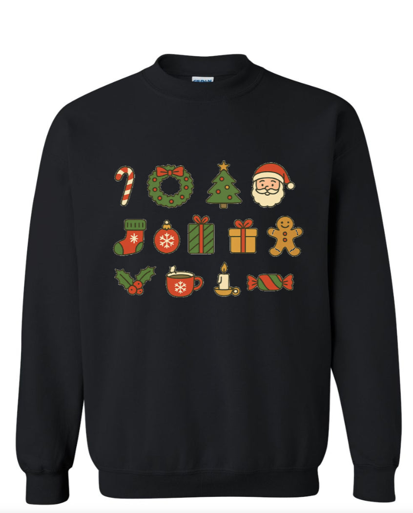 Holiday Doodle Crewneck
